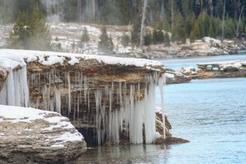 A cold icicle kind of day! West thumb area.