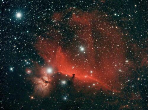 Horse Head and Flame Nebula